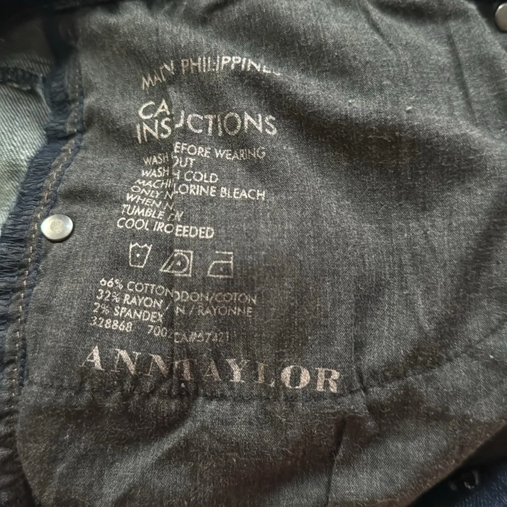 Ann Taylor modern fit stretch denim 14 NWT - Picture 5 of 5